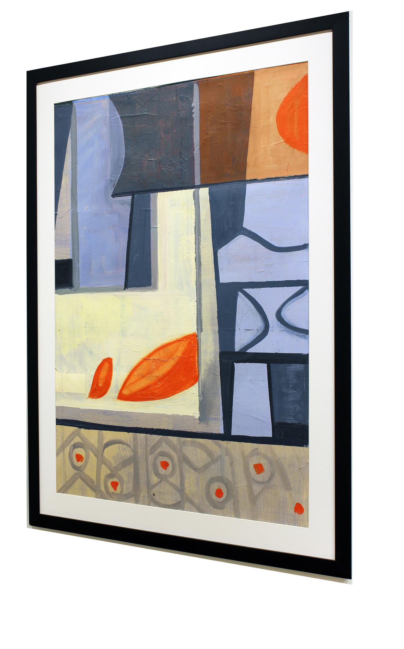 'Fenway Studio Window', by Susan Morrison-Dyke, Oil on Paper Painting, 2021 For Sale 2