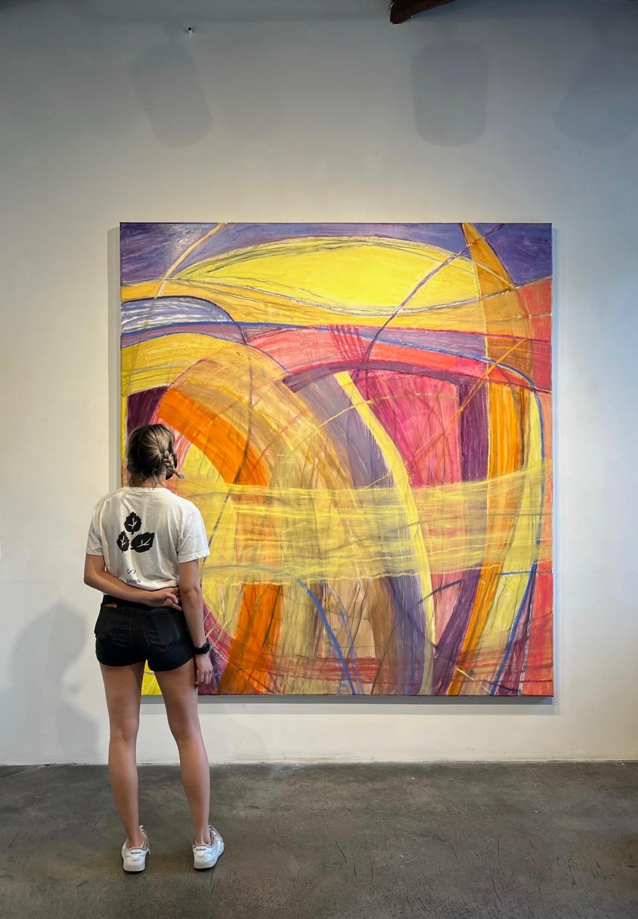 Sphère de couleur 5 - Painting de Susan Moss