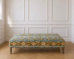 Susan Osbourne Bespoke Large Ottoman in Pierre Frey 'Macao' Jacquards Velvet