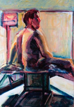 Susan Paine - Contemporary Oil, Seated Figure