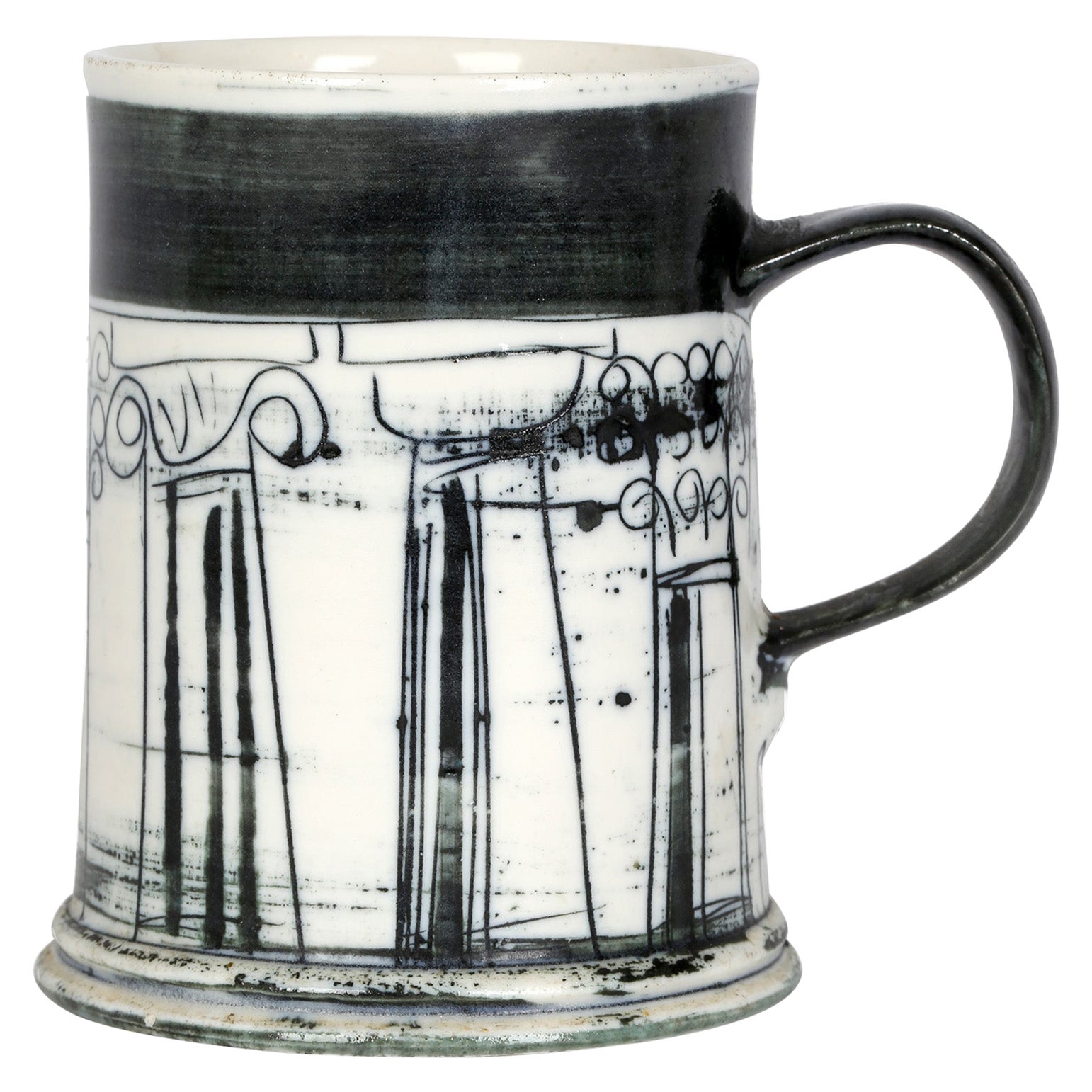 Susan Parkinson Studio Pottery - Tankard architectural en vente