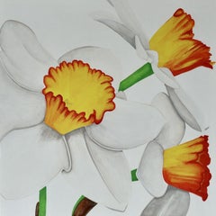 Springtime, peinture, acrylique sur panneau de bois