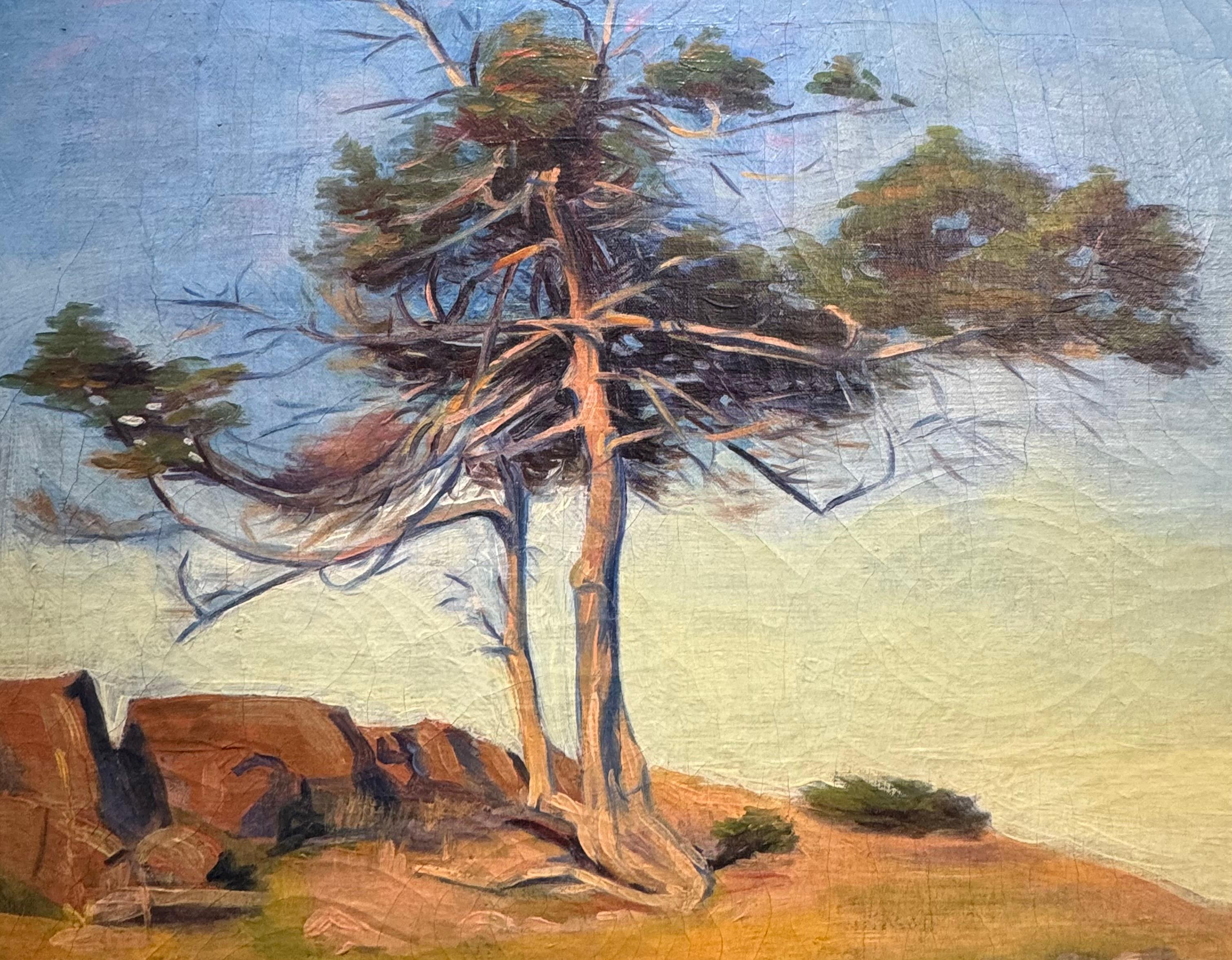 Female American Impressionist New Mexico Southwest Santa Fe Painting COLORFUL For Sale 3