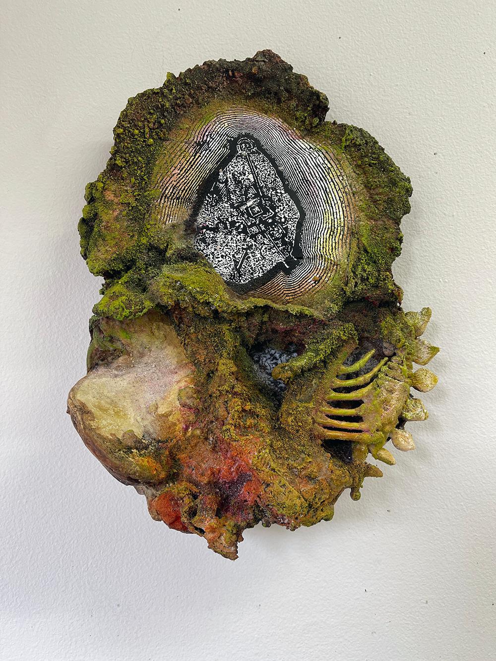 Susan Rostow Abstract Sculpture - "Breaking Away", Unique Sculptural Artist Book