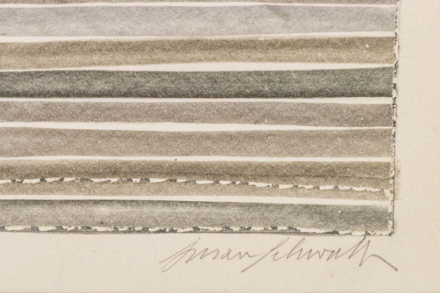 Lines Mixed Metalpoint Composition - Minimalist Art by Susan Schwalb