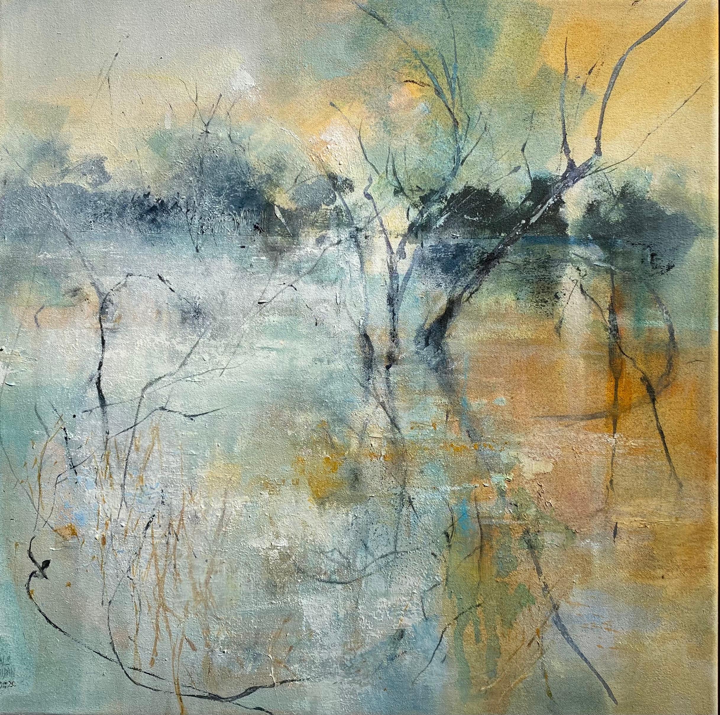 Susan Sheridan Landscape Painting - Moods of Lake Nuga Nuga 2