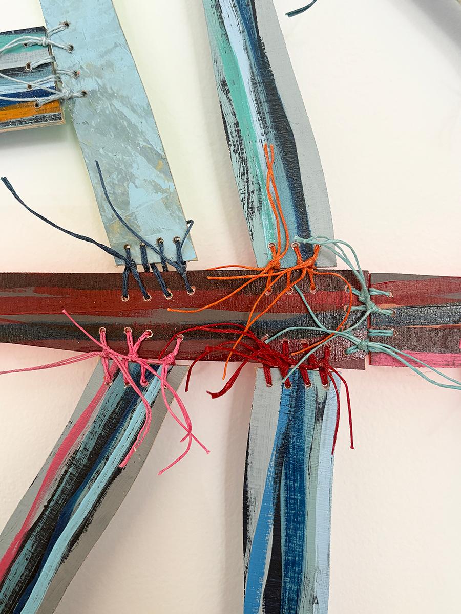 Parlance - Sculpture Geométrico abstracto de Susan Stover
