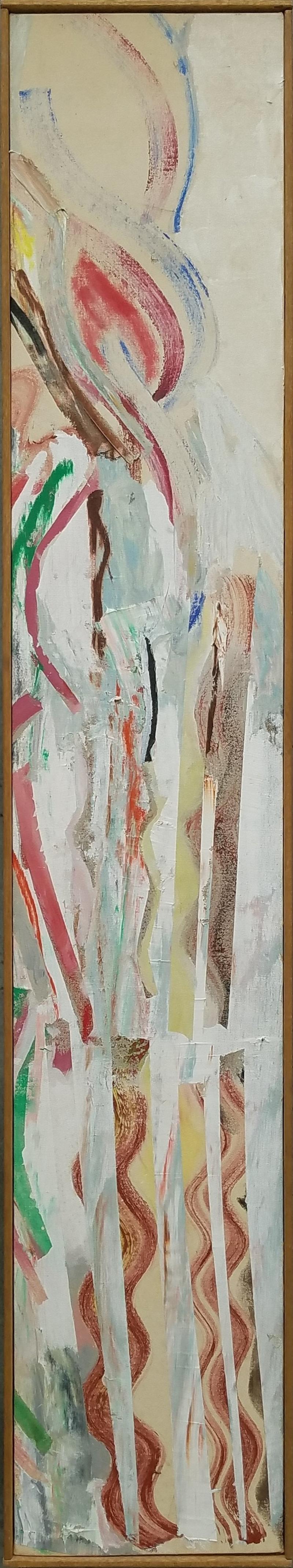 « Speedy Run n°1 », Susan Tunick, longue peinture expressionniste abstraite