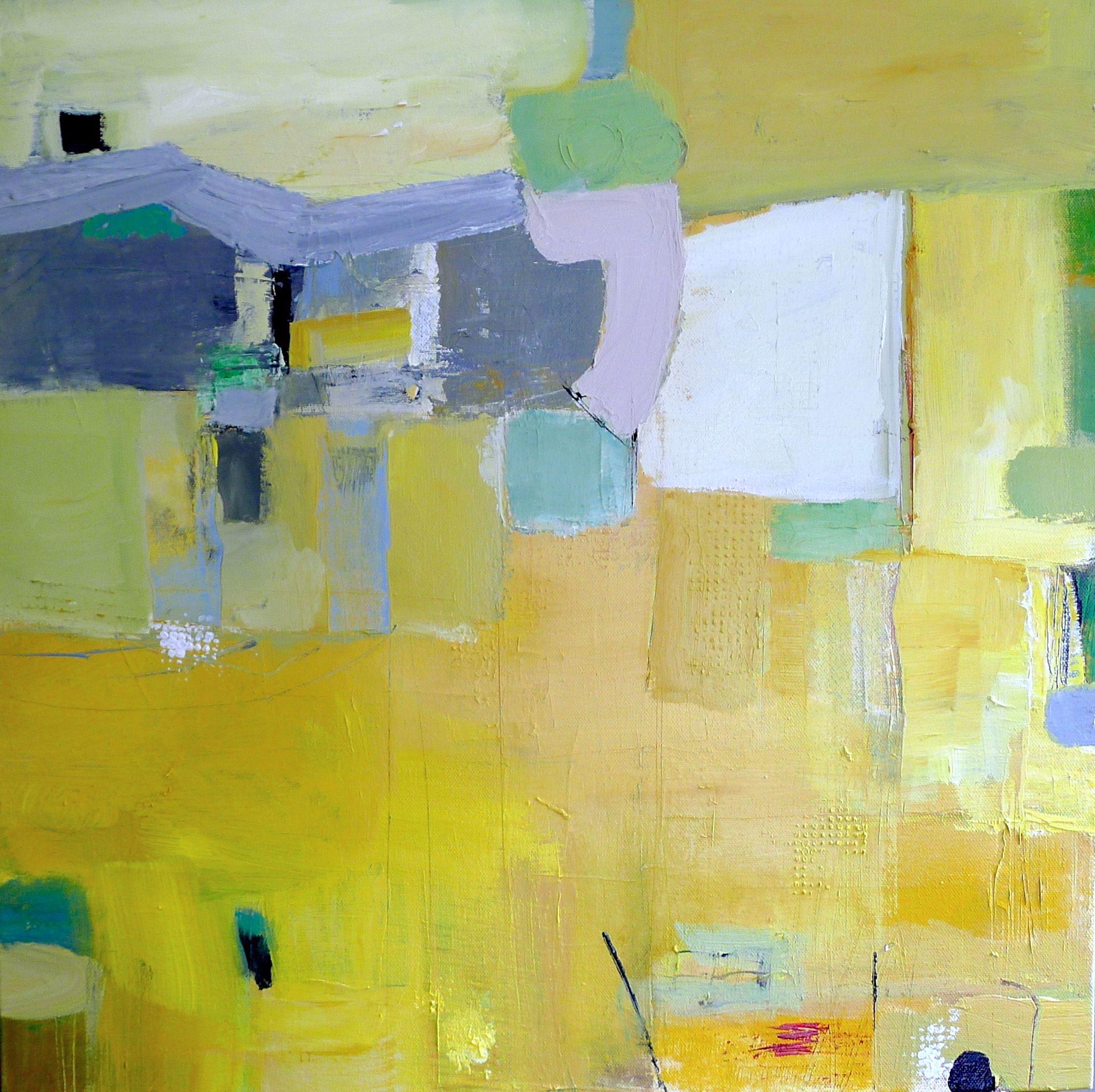 Susan Ulrich Abstract Painting - EARLY MAY, Painting, Acrylic on Canvas