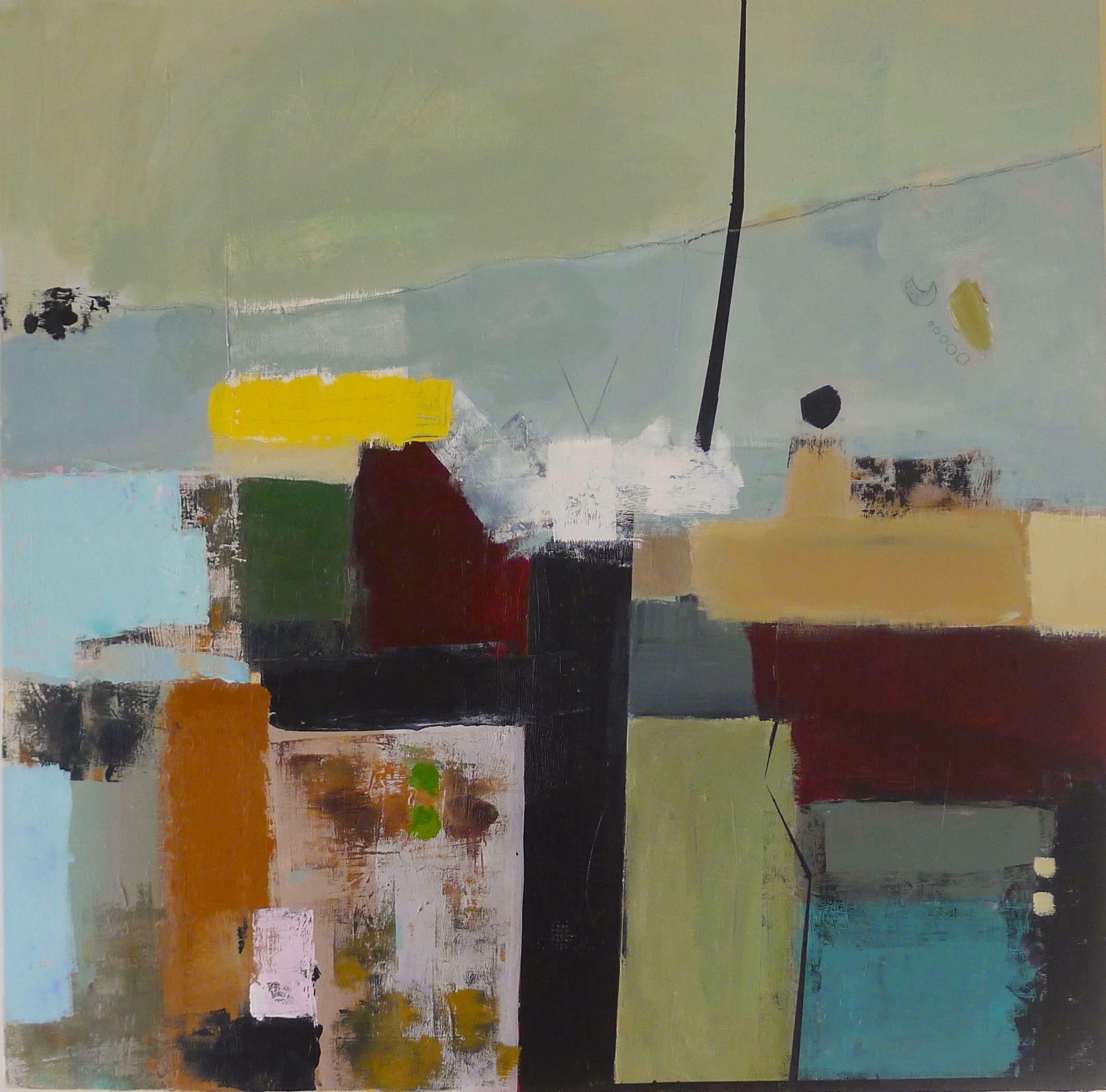 Susan Ulrich Abstract Painting - Find Your Way, Painting, Acrylic on Canvas