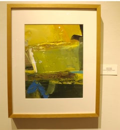 Green Field, Painting, Acrylic on Paper