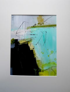 „In the Air“, Gemälde, Acryl auf Papier