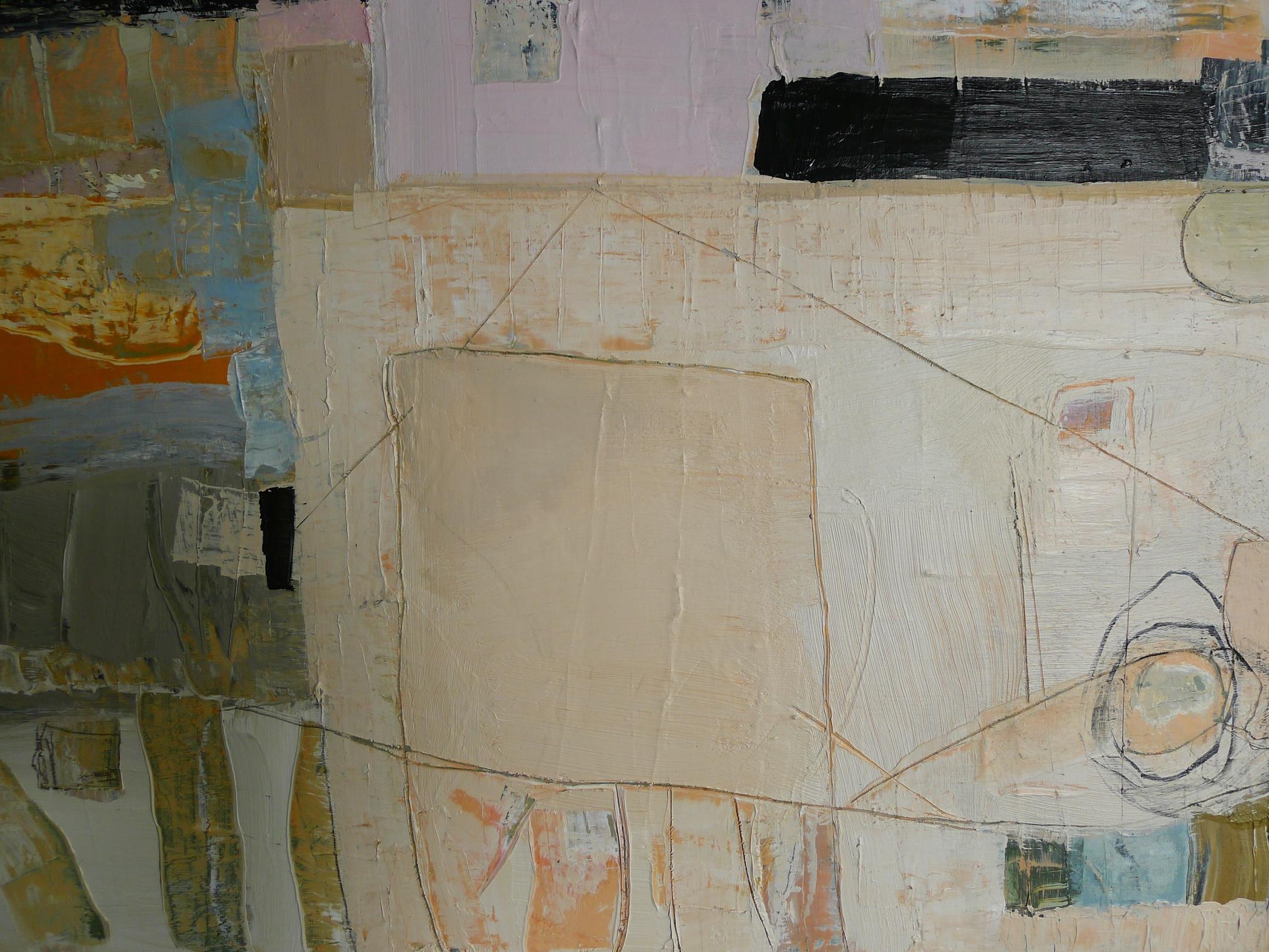Istinto di nidificazione, Pittura, Acrilico su tela - Painting Astratto di Susan Ulrich