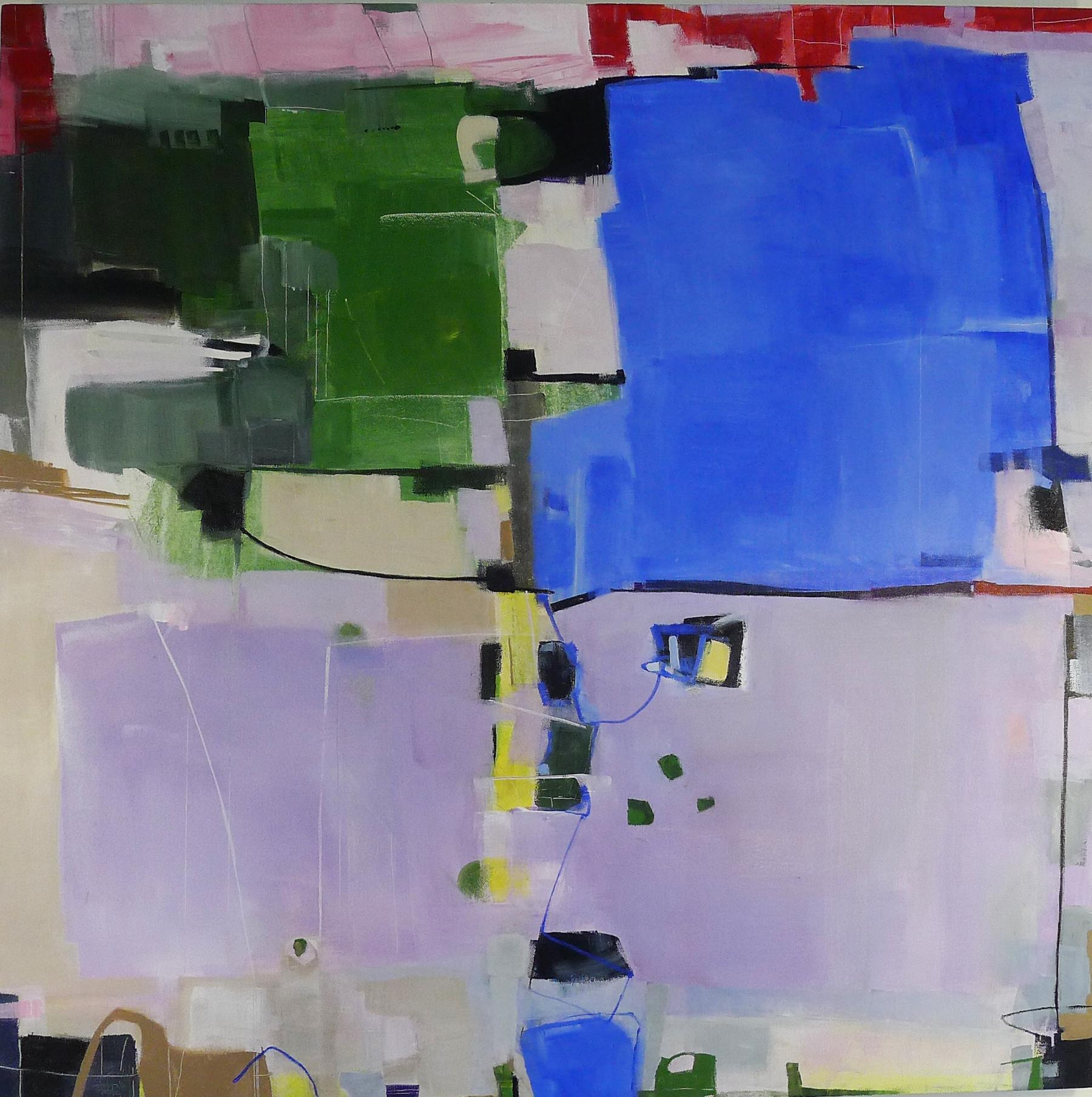 Abstract Painting de Susan Ulrich - Pasajes, Pintura, Acrílico sobre lienzo
