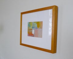 Leuchtender Frühling, Gemälde, Acryl auf Papier