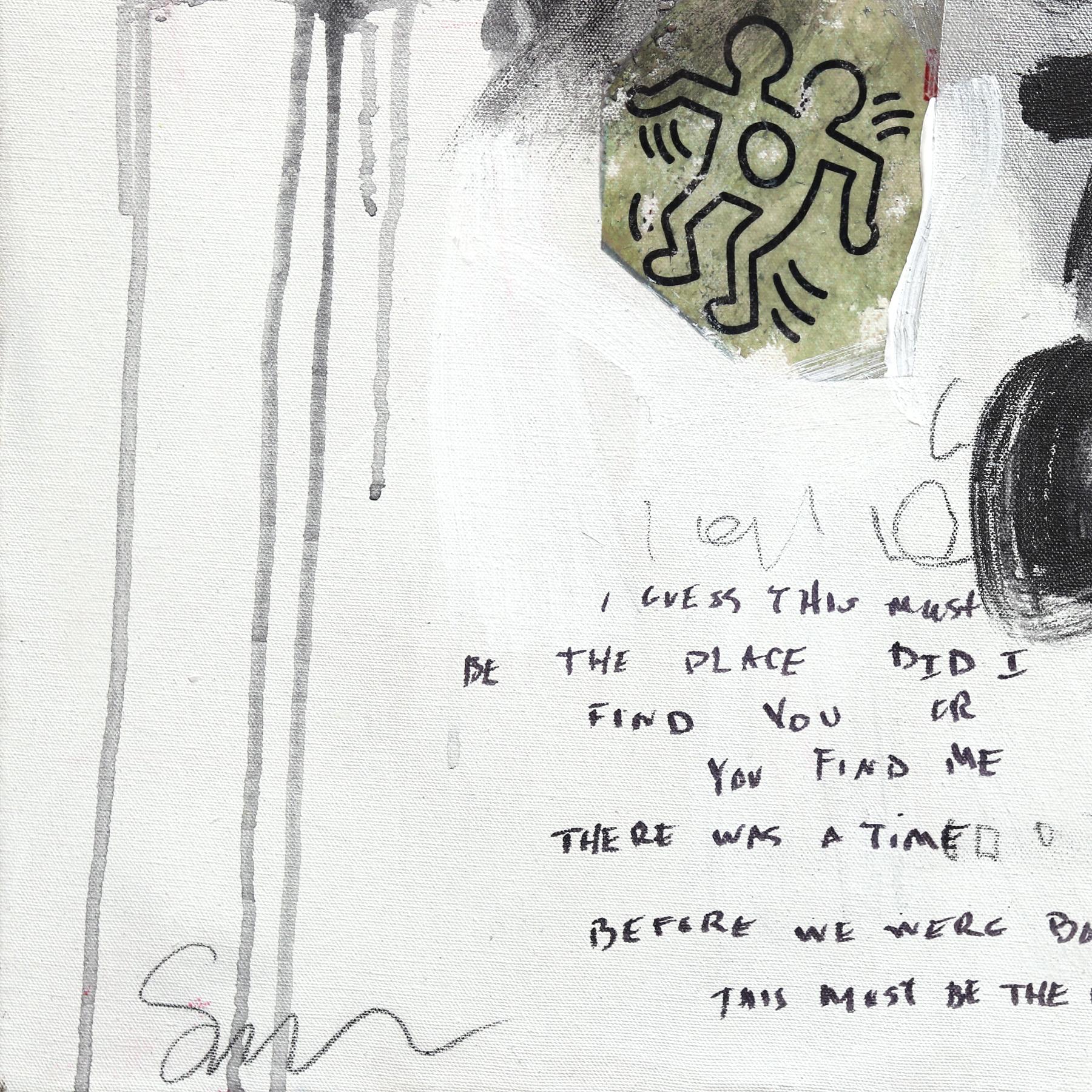 Subway Sonnet #148 - Obra de Arte Urbana de Expresionismo Abstracto Floral en Técnica Mixta en venta 2