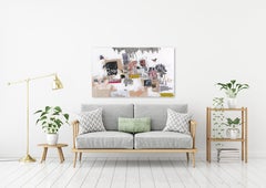 Subway Sonnet #151 - Collage Mixed Media Abstract Expressionism Artwork