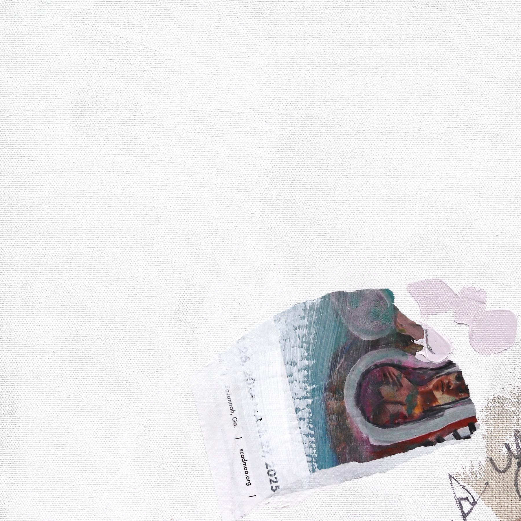 Subway Sonnet #151 - Opera d'arte in collage a tecnica mista di espressionismo astratto - Painting Espressionismo astratto di Susan Washington