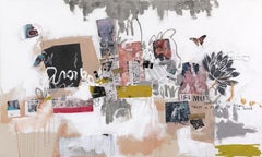 Soneto del metro #151 - Collage Técnica mixta Expresionismo abstracto Obra de arte