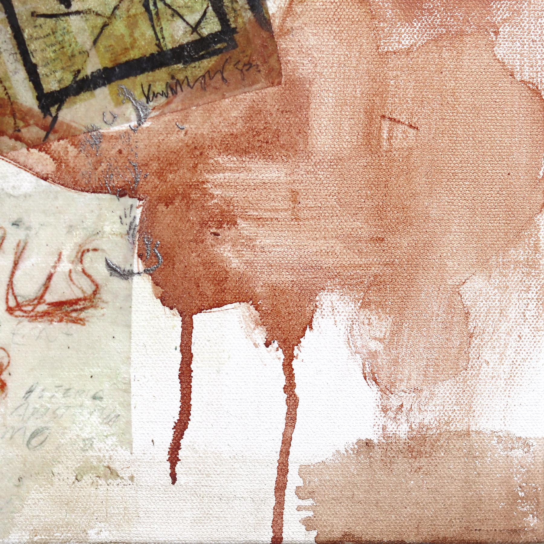 Subway Sonnet #152 - Original Mixed Media Abstract Expressionist Collage Artwork For Sale 4