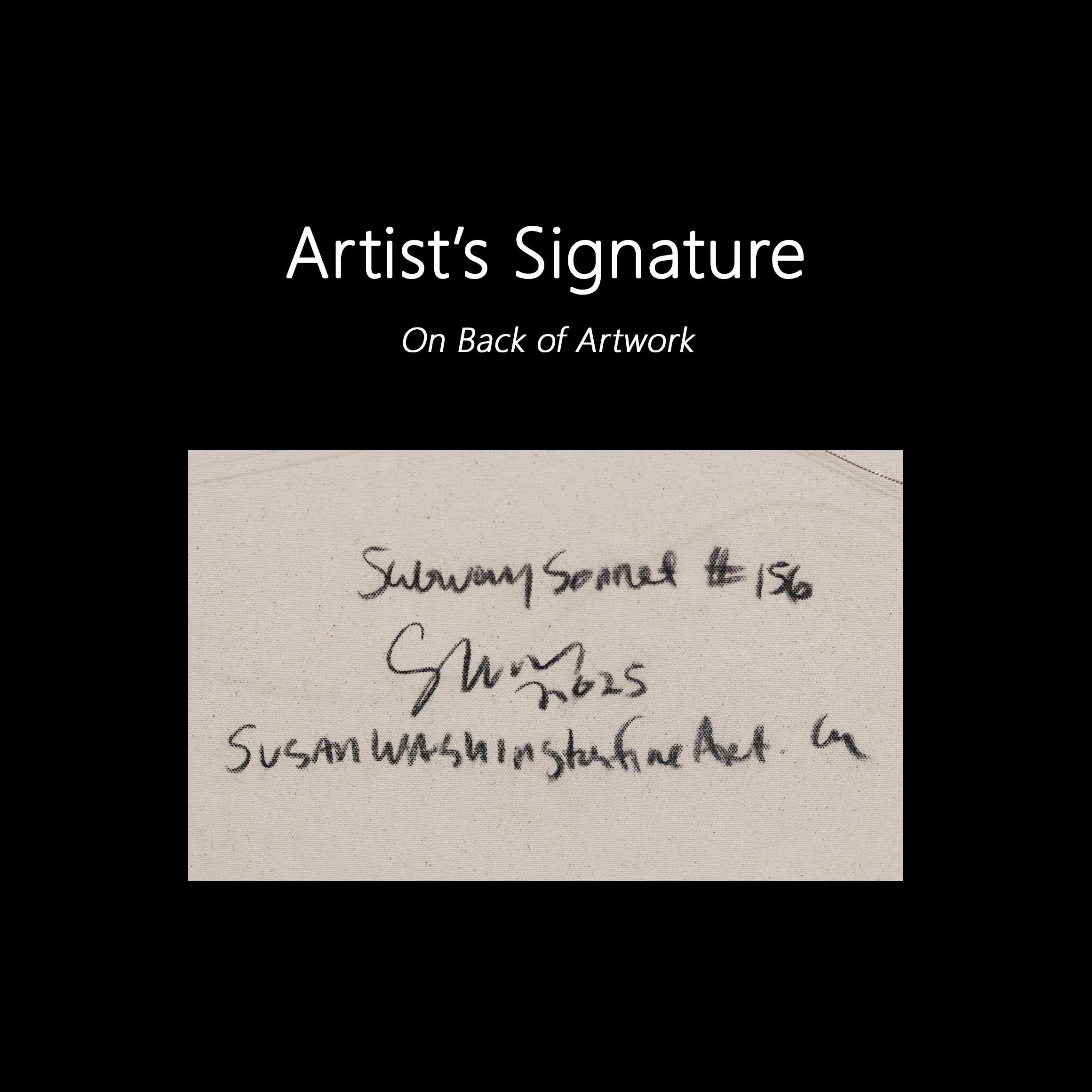 Subway Sonnet n° 156 - Œuvre d'art expressionniste florale abstraite et romantique en techniques mixtes en vente 4
