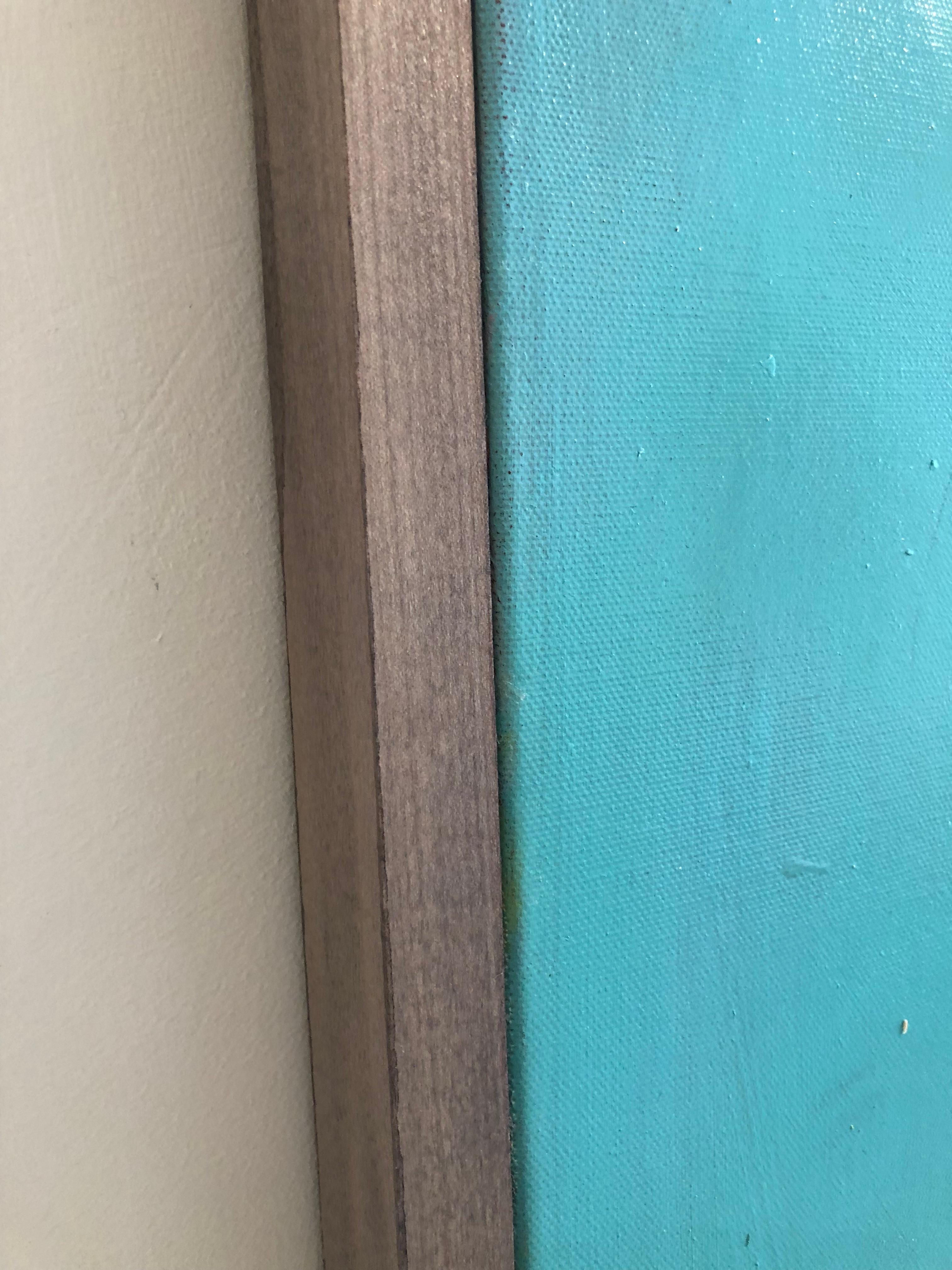 grey wooden frames