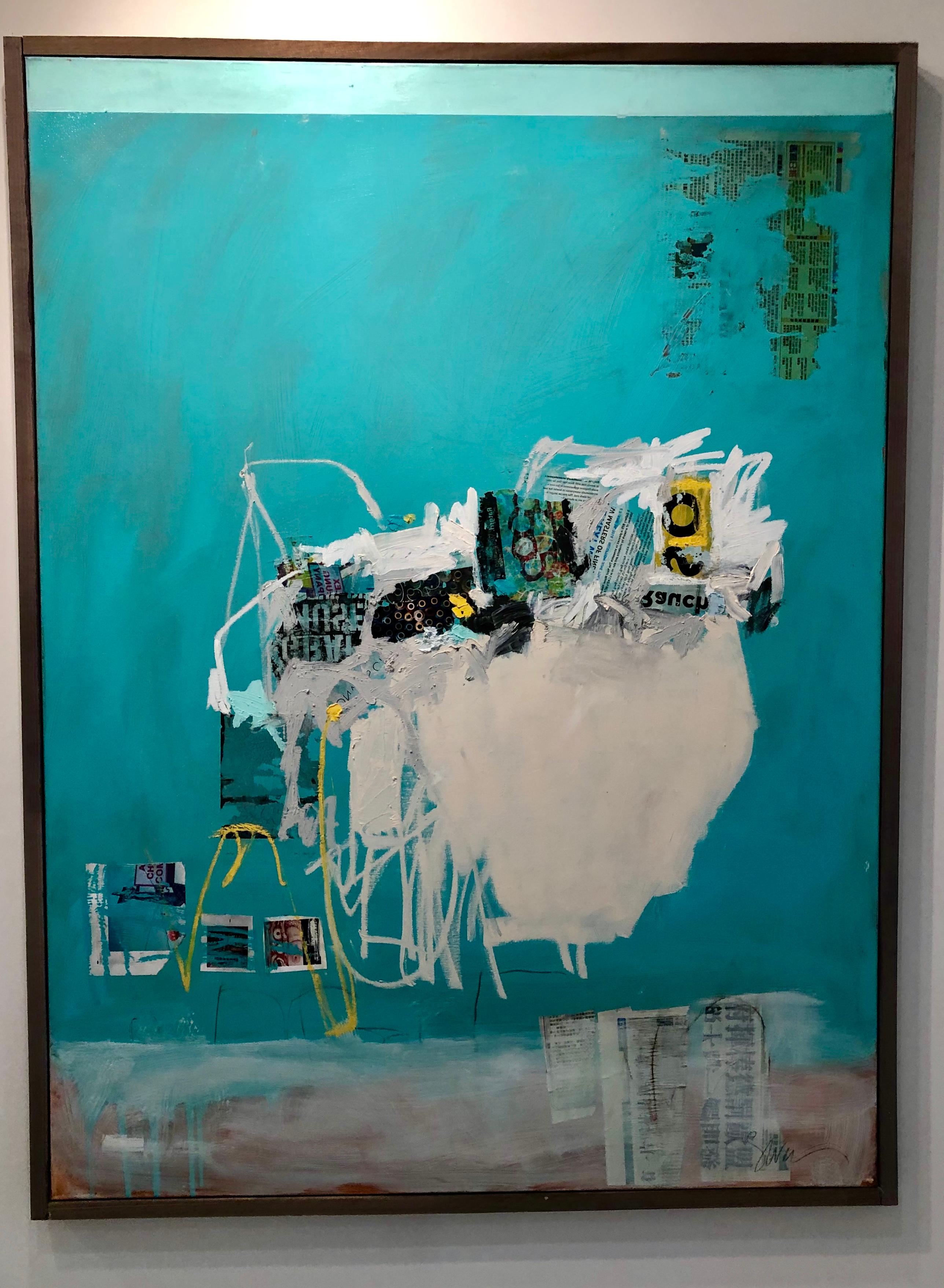 Senza titolo 006 - Incorniciato - Painting di Susan Washington