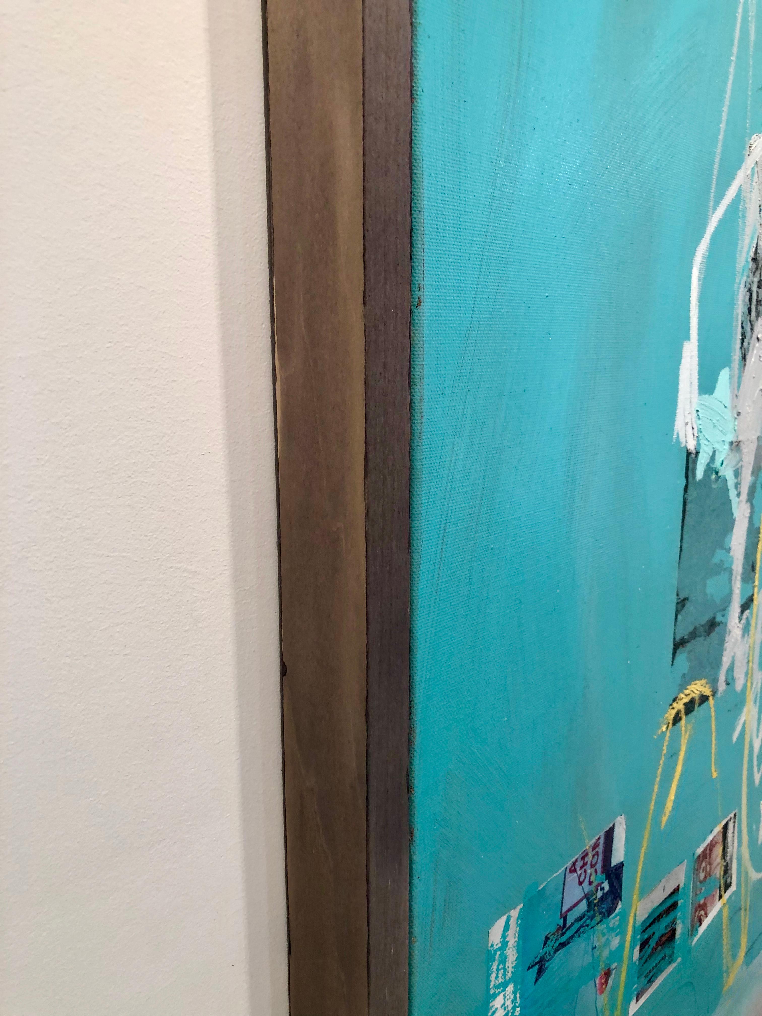 Senza titolo 006 - Incorniciato - Painting Astratto di Susan Washington