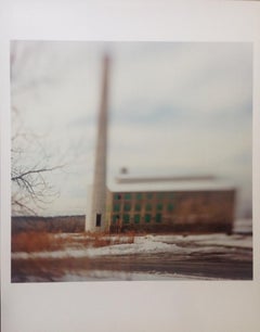 "Atlas Cement Near Olana" Stampa cromogenica del paesaggio Susan Wides 1997