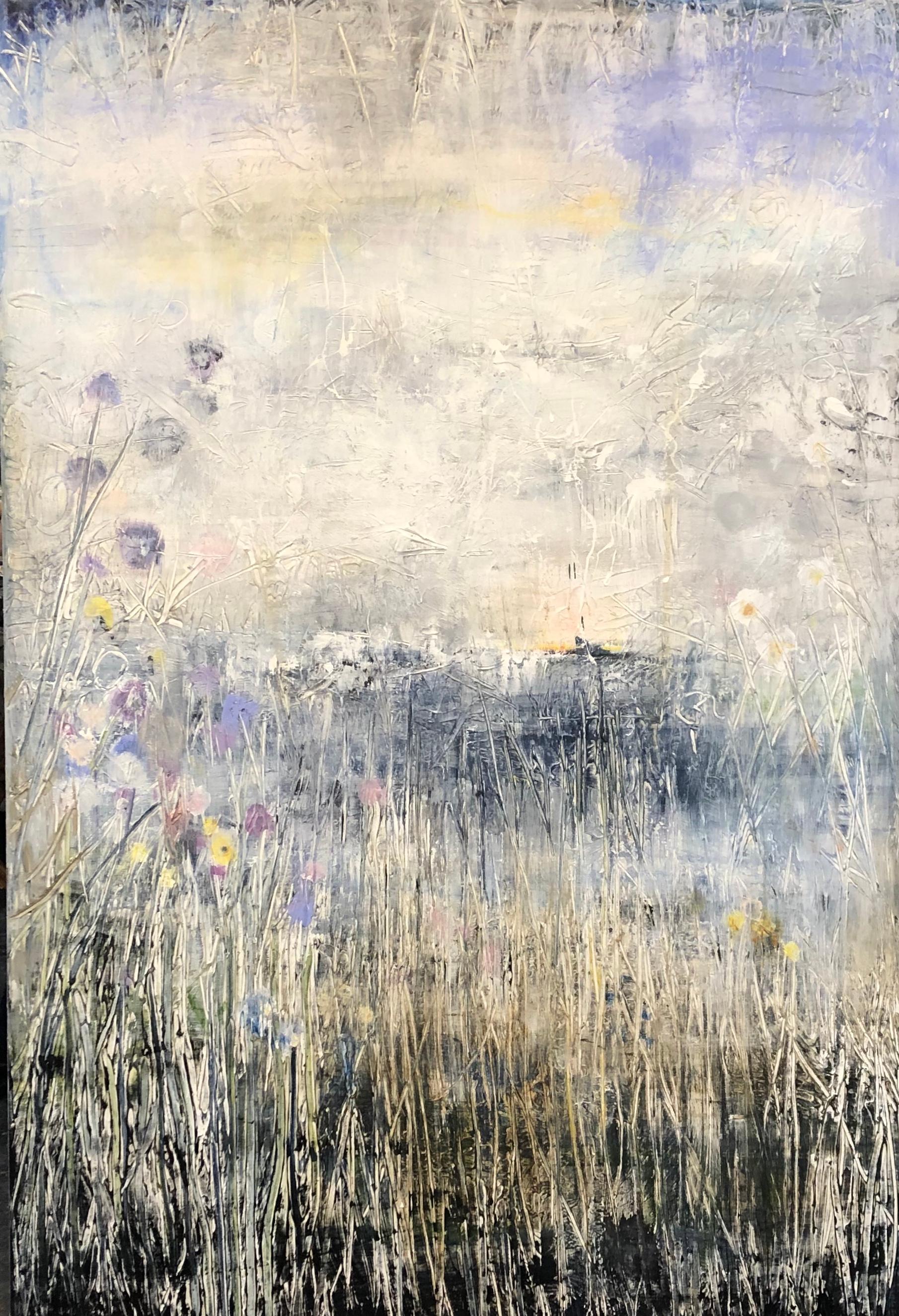 Susan Woldman Abstract Painting - Blossoms