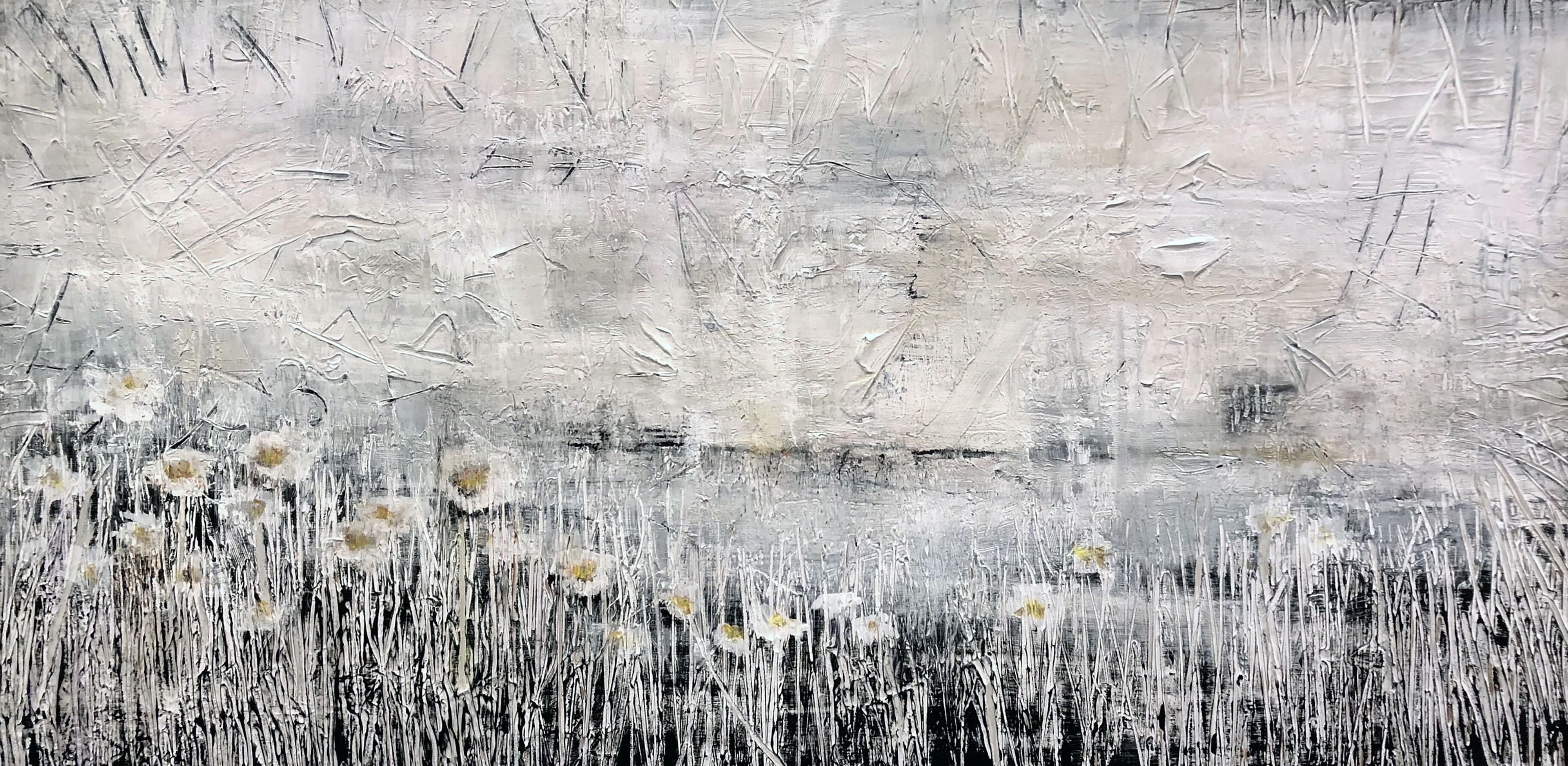Susan Woldman Abstract Painting - Flower Horizon