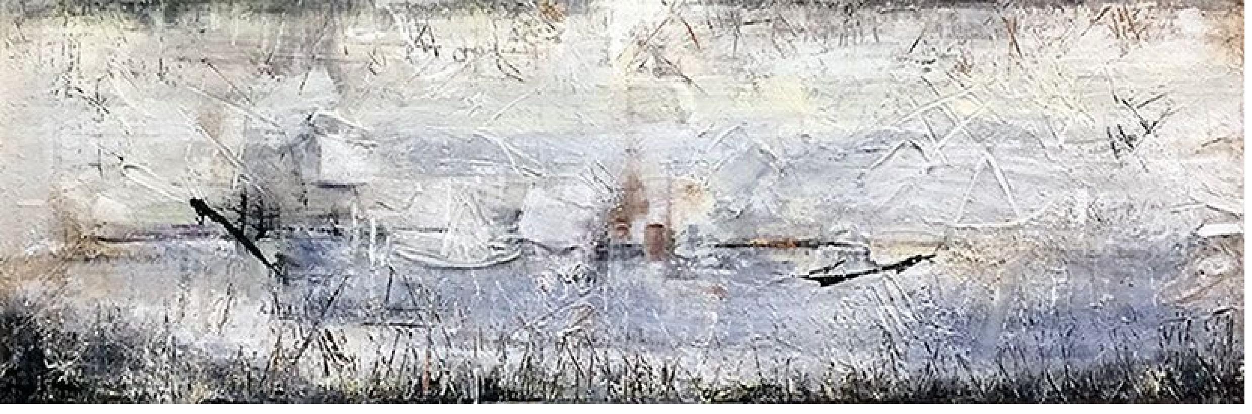 Susan Woldman Abstract Painting - Horizon 1