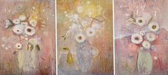 Susan Woldman, Flower Trio, Painting 2023