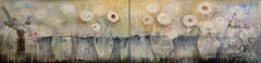 Susan Woldman - Dittico Quattro e mezzo, Pittura 2023