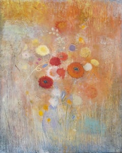 Susan Woldman - Orange Flowers, Painting 2023