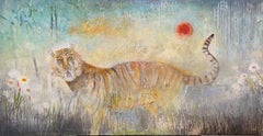 Susan Woldman - Prima Tiger, Pittura 2023