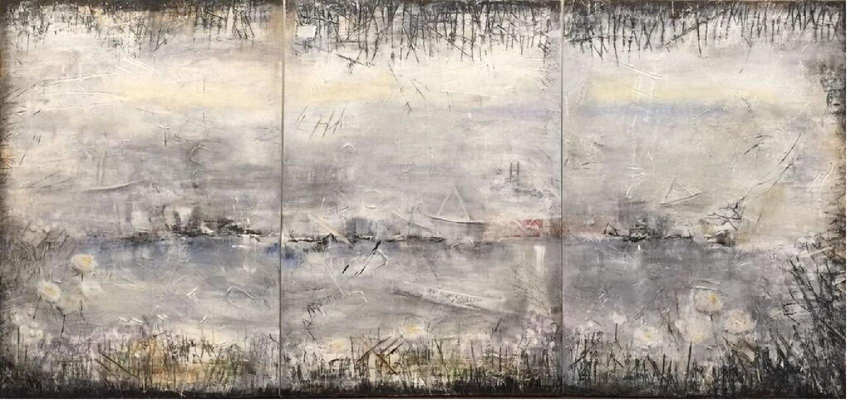 Susan Woldman - Trittico, pittura 2017