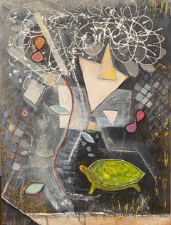 Susan Woldman, Turtle Passing By, Painting 2024