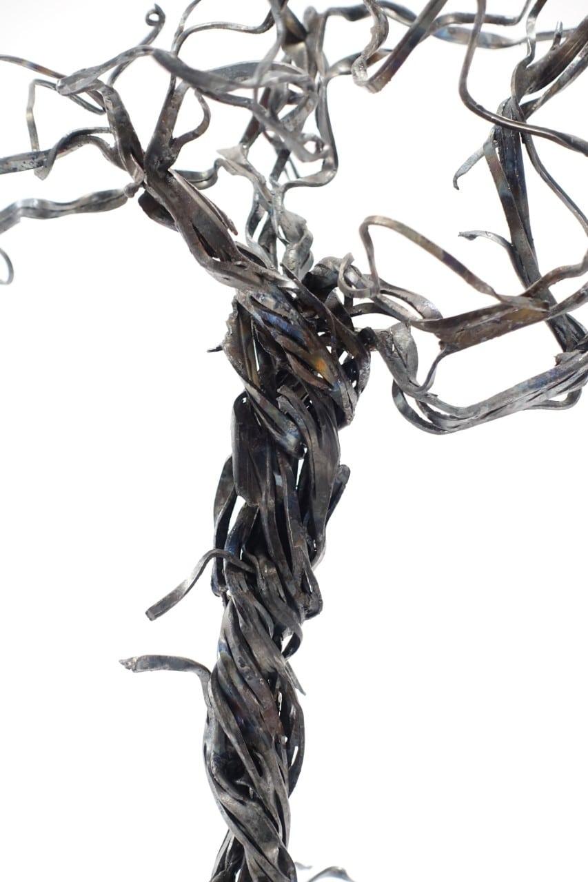 Tríada 3 : escultura contemporánea de acero y decoración del hogar - Sculpture Expresionismo abstracto de Susan Woods