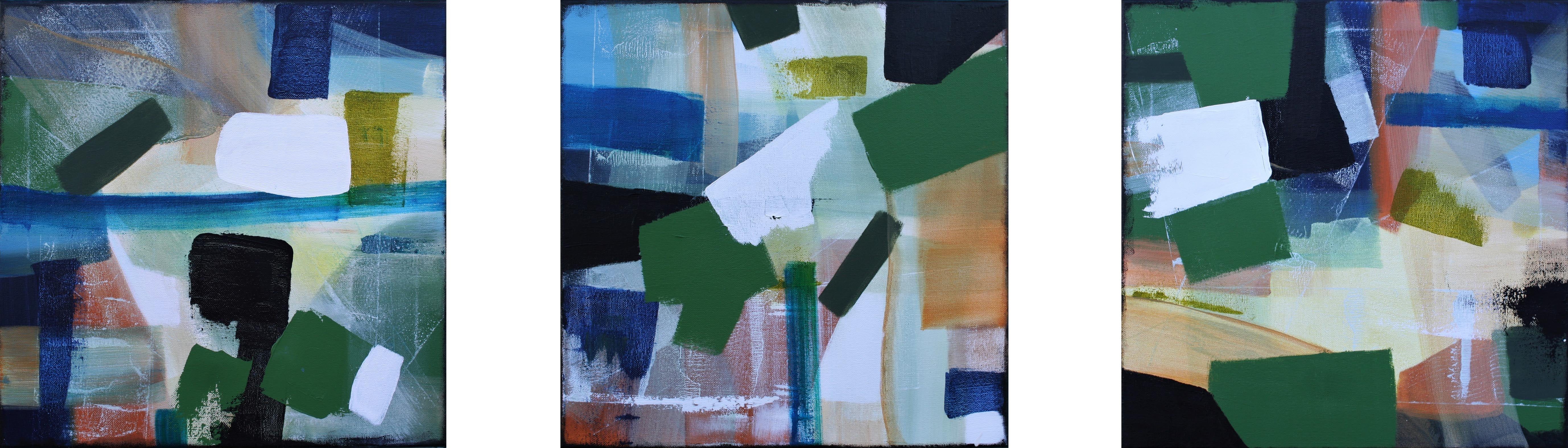 Susan Wooler Abstract Painting - Abstract Joie de vivre, Painting, Acrylic on Canvas