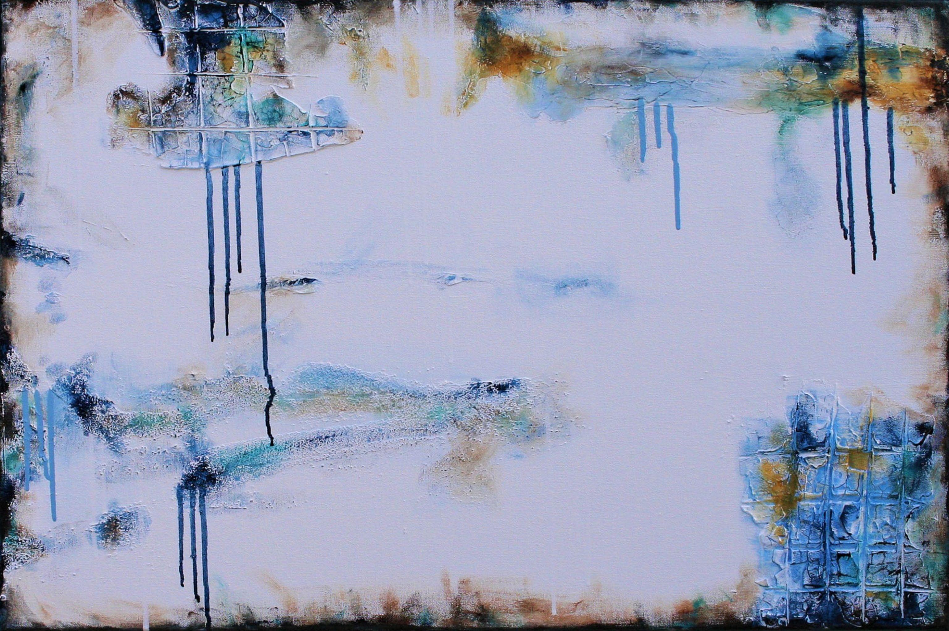 Susan Wooler Abstract Painting - After The Rain, Painting, Acrylic on Canvas