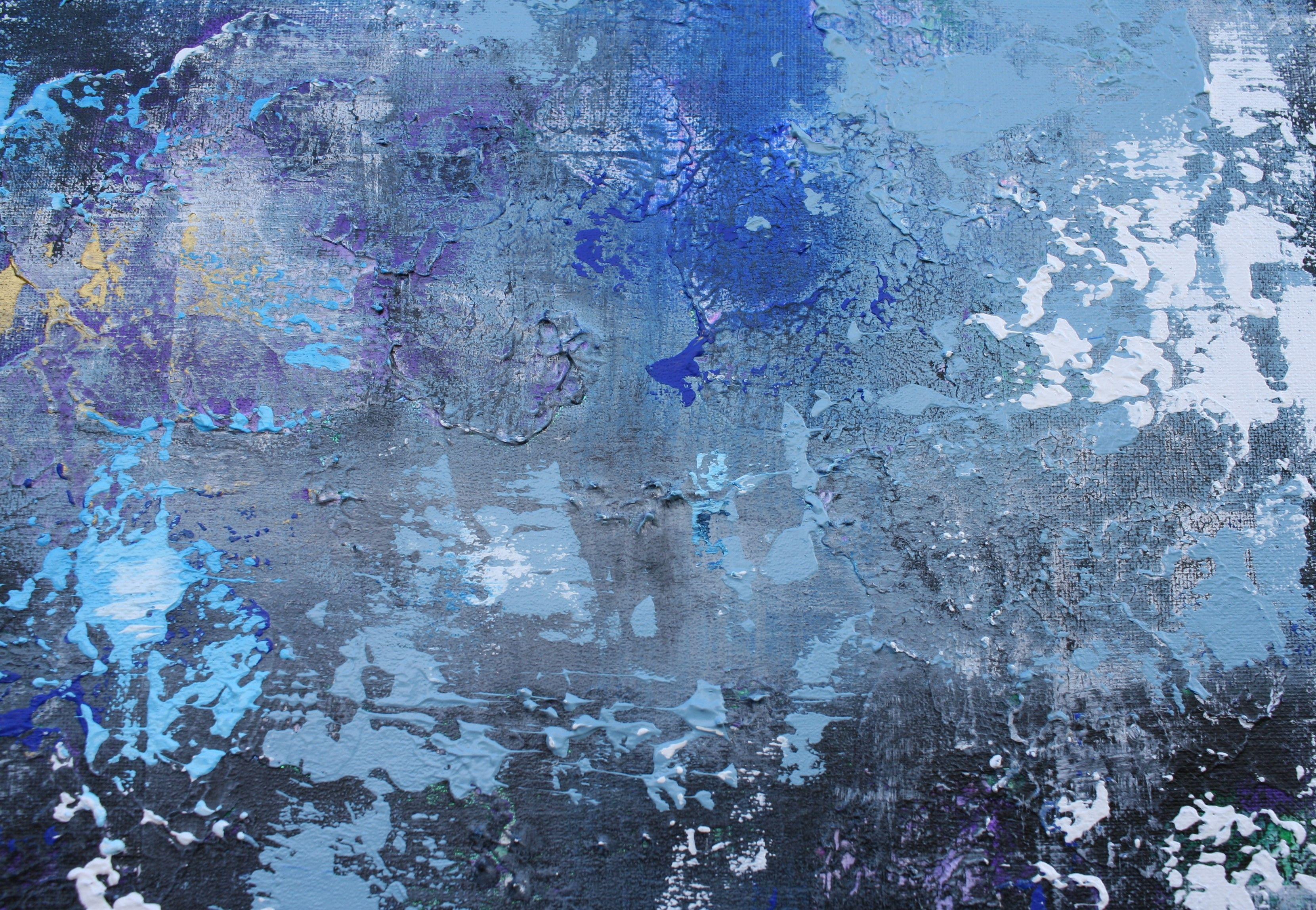 Where We Go To Dream Triptych, Painting, Acrylic on Canvas 1
