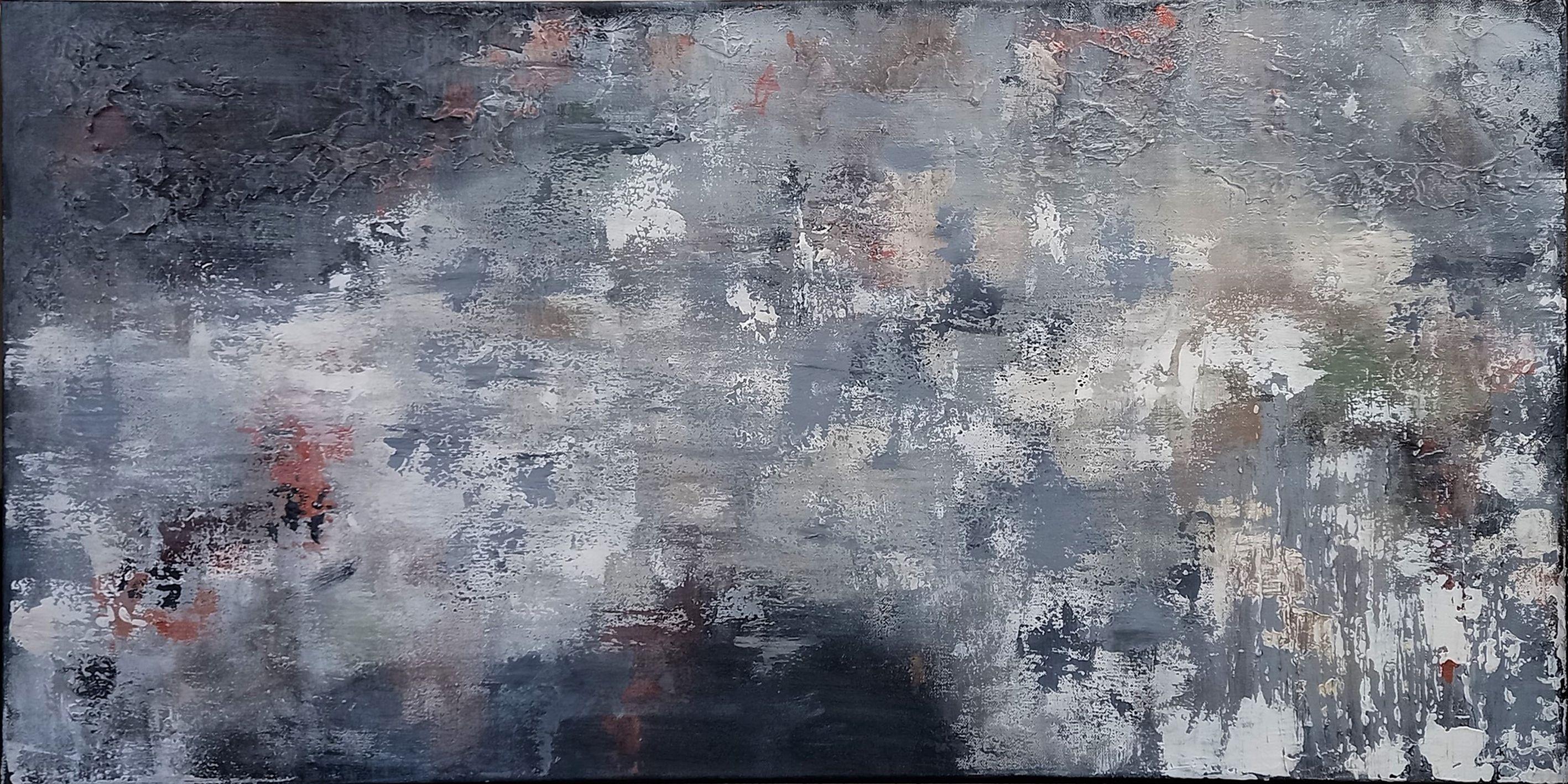 XL Abstract Sable and RustÂ 100 x 50cm Textured, Painting, Acrylic on Canvas