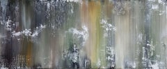 XL Morning Dew 120 x 50cm Textured Abstract, Painting, Acrylic on Canvas