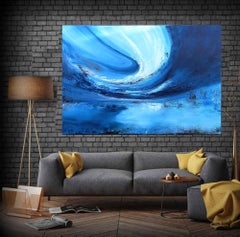 XXL Embracing Nature 102 x 76 cm, Gemälde, Acryl auf Leinwand