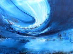 XXL Embracing Nature 102 x 76 cm, Painting, Acrylic on Canvas