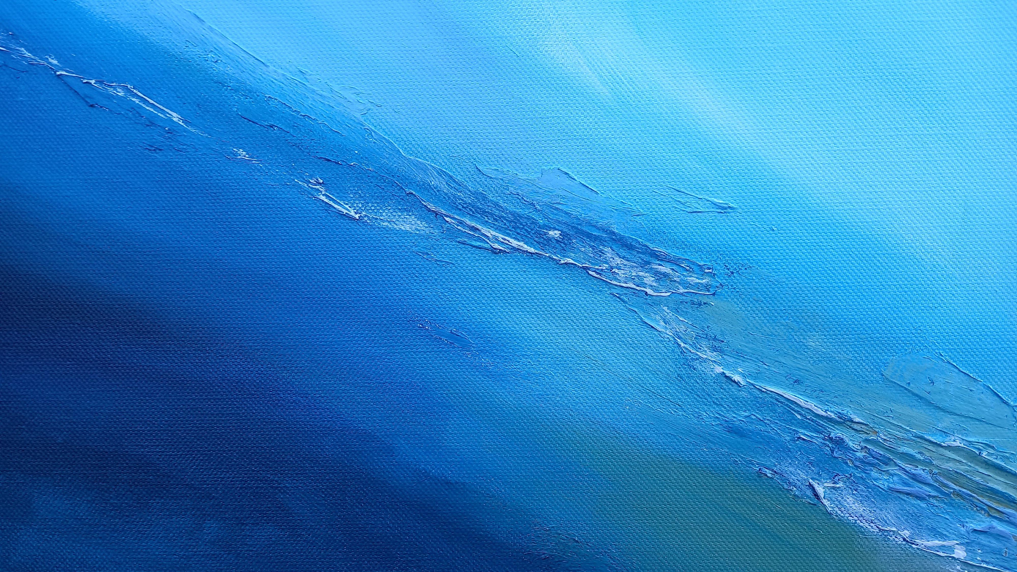 XXL Ocean of Emotion 160 x 80cm, Painting, Acrylic on Canvas For Sale 3