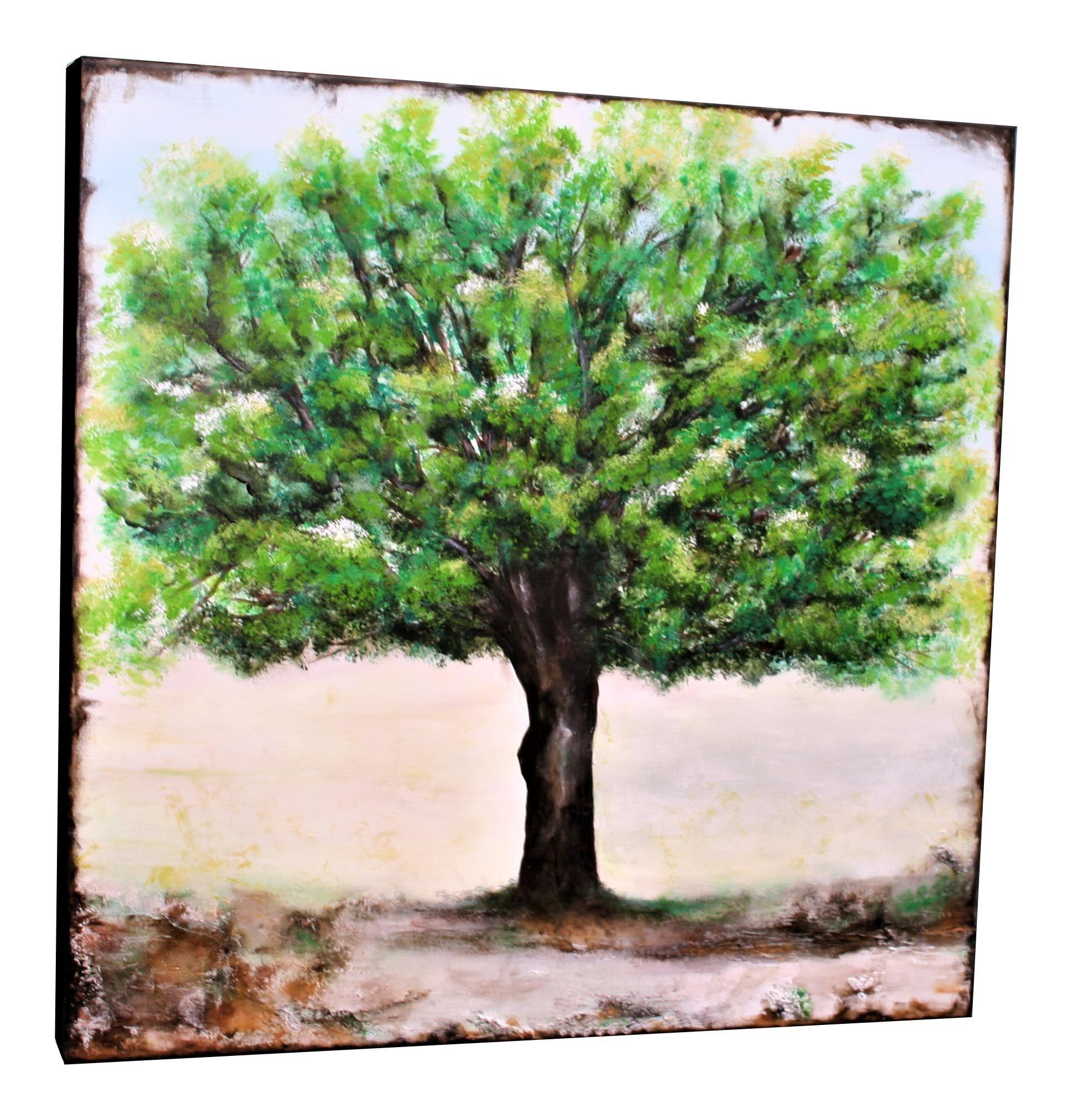 XXL Painting Tree Nature Reborn, Painting, Acrylic on Canvas For Sale 4
