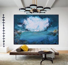 XXXL A Beautiful Escape 120 x 80 cm, Gemälde, Acryl auf Leinwand