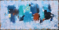 XXXL Abstract Eternal Destiny 122 X 61cm Textué, Peinture, Acrylique sur Toile